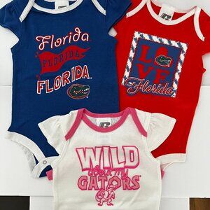 Florida Gators Onesies 6-9 Months